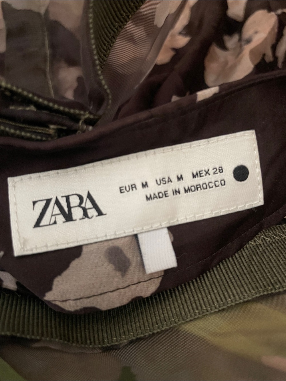 Zara Floral Printed Organza Midi Skirt - Picture 8 of 8